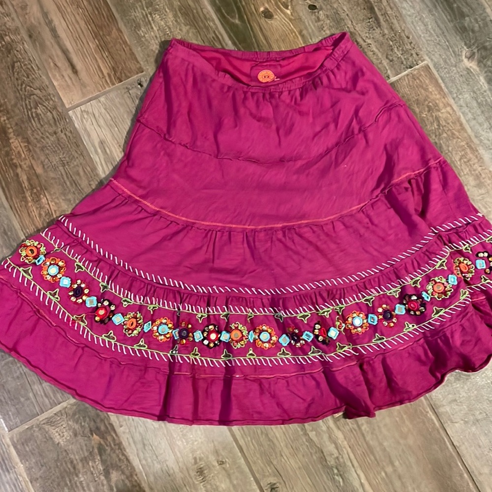 Double D skirt.